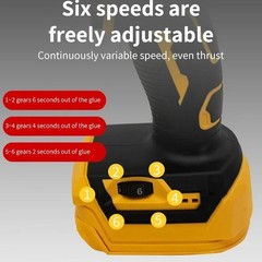 Dewalt Electric Caulking Gun Glass Glue Gun 6 Speeds Cordless Gun Tool Only