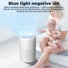 Home HEPA Air Purifier Air Cleaner for Allergies Smoke Mold Odor Dust Large Room