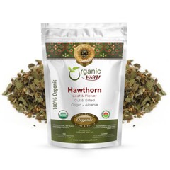 Organic Way Hawthorn Leaf and Flower Cut & Sifted – Kosher & USDA Certified