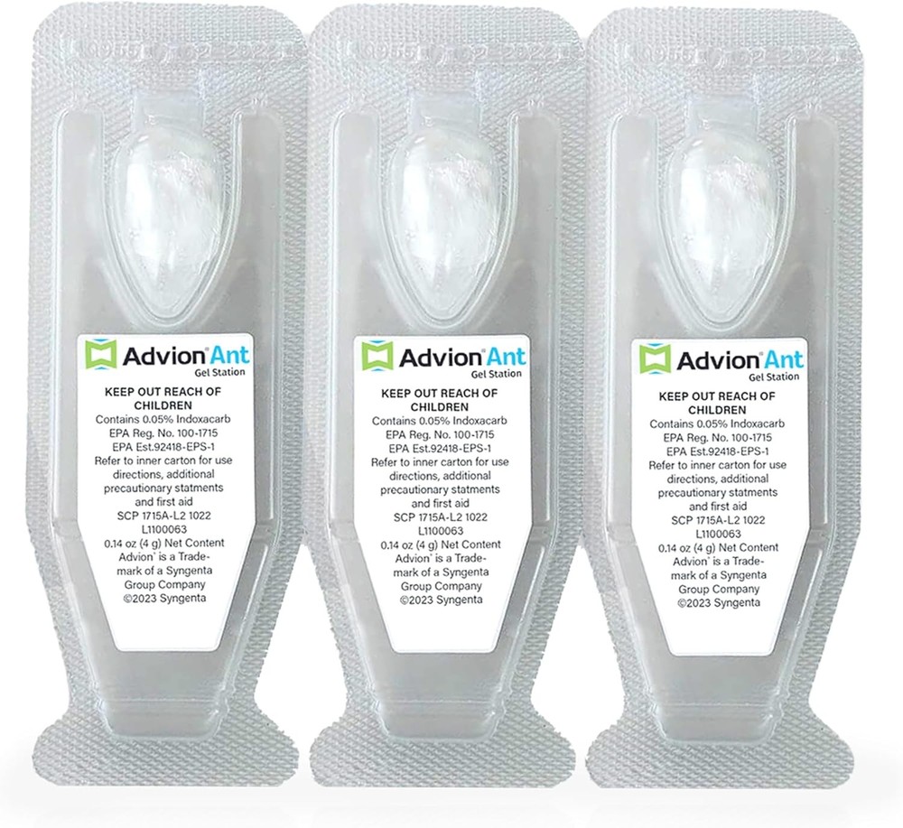 Syngenta Advion Ant Gel Station Insecticide Indoor Outdoor Ant Bait 3 Stations