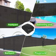 3′ 4′ 5′ 6′ 8′ x50′ Privacy Fence Screen Windscreen Garden Yard Mesh Shade Cover