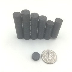 100 or 1000 1/2″ Diameter MAGNETS ROUND CERAMIC DISC MAGNET GRADE 5 STRONG!