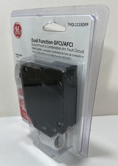 GE 15 Amp 1 Pole 120V DFCI DUAL FUNCTION Circuit Breaker THQL1115DFP – NEW