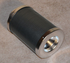 4″ Air Carbon Filter 12″ tall Charcoal Bed w/ Pre-Filter for Inline Fan