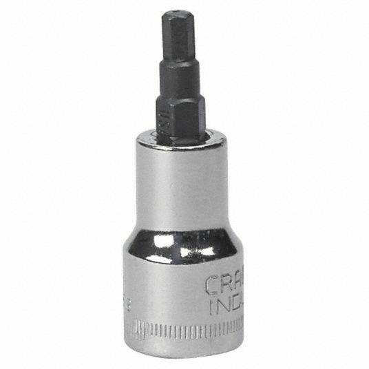 Craftsman 1/4 or 3/8 or 1/2 Drive Hex Allen Bits Sockets SAE or Metric Any Size