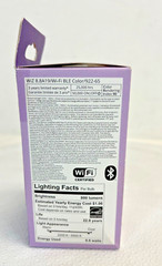 Lot of 4 -WiZ 603449 A19 White & Color Changing Wi-Fi Smart LED Light Bulbs