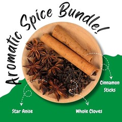 NPG Whole Cloves, Star Anise, and Cinnamon Sticks, 4 Oz Each (Pack of 3)