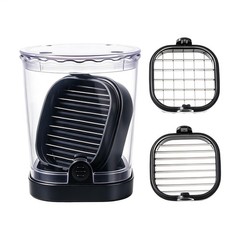 2 In 1 Banana Slicer Stainless Steel Vegetable Chopper Cup with Storage