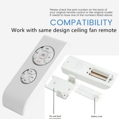 replacement remote for Universal Ceiling Fan Remote Control