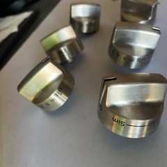 Genuine GE Range Oven, Knob Set of 6 223C7977G