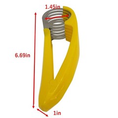 Banana Slicer Cucumbers Ham Slicer Stainless Steel Fruit Divider Slicing Tool