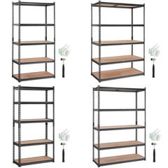 VEVOR Storage Shelving Unit Garage Storage Rack 5-Tier Adjustable 2000 lbs Load