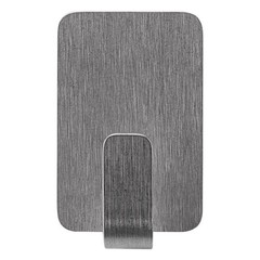 10pk Small Stainless Steel Hooks: Adhesive Hat ; Comando Hooks, 0.5 lb Capacity,
