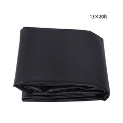 13X20 FT HDPE Pond Liners 20 Mil UV Resistant Preformed Fish Liner Easy Cutting