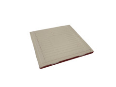 Candy Apple Red Ceramic Tile 4.25 in Subway Subway Square Mid Century Modern