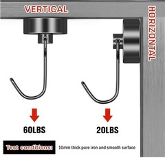 large magnetic hooks heavy duty 100 lbs 110 lbs strong magnetic hooks hanger