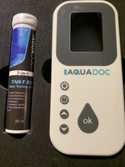New-Aqua Doc Eagle Ray Digital Water Testing Kit/Pool & Spa Photometer + Strips