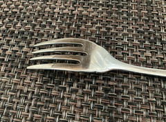Christofle France Acier Berry Salad Fork Flatware 6 3/4″