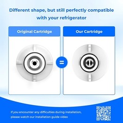 TFOH Replacement for LG® LT1000P® ADQ74793501 Refrigerator Water Filter