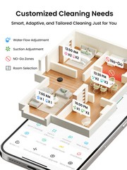 Lefant M2S Pro 7000Pa Robot Vacuum Cleaner Self-Emptying 2.4G/5G Smart Sweeper