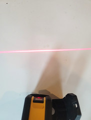 DeWalt DW0822 Self-Leveling Cross Line Plumb Spot Laser Level, with Storage Case