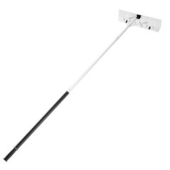 Uimoso 7.5-20 ft Snow Roof Rake with Wheels, 26 in Aluminum Blade, Lightweight