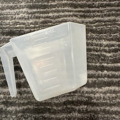 1 Cup Plastic Measuring Cup Pouring Laundry Rectangle Cup Oz Ounces ML & CC New