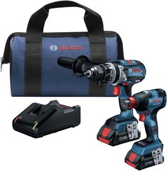 Bosch GXL18V-224B25-RT 18V Li-Ion 2-Tool Combo Kit (4 Ah) USA NEW