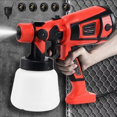 850W High Pressure Corded Electric Paint Sprayer 1400ML HVLP Spray Paint Gun US