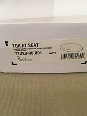Porcher 71320-00.001 Round Front Slow Close Toilet Seat – WHITE