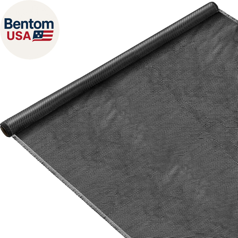 5 FT X 39.3” Carbon Fiber Fabric Roll Pure Fabric Carbon Fiber Sheet 2 X 2 Twil