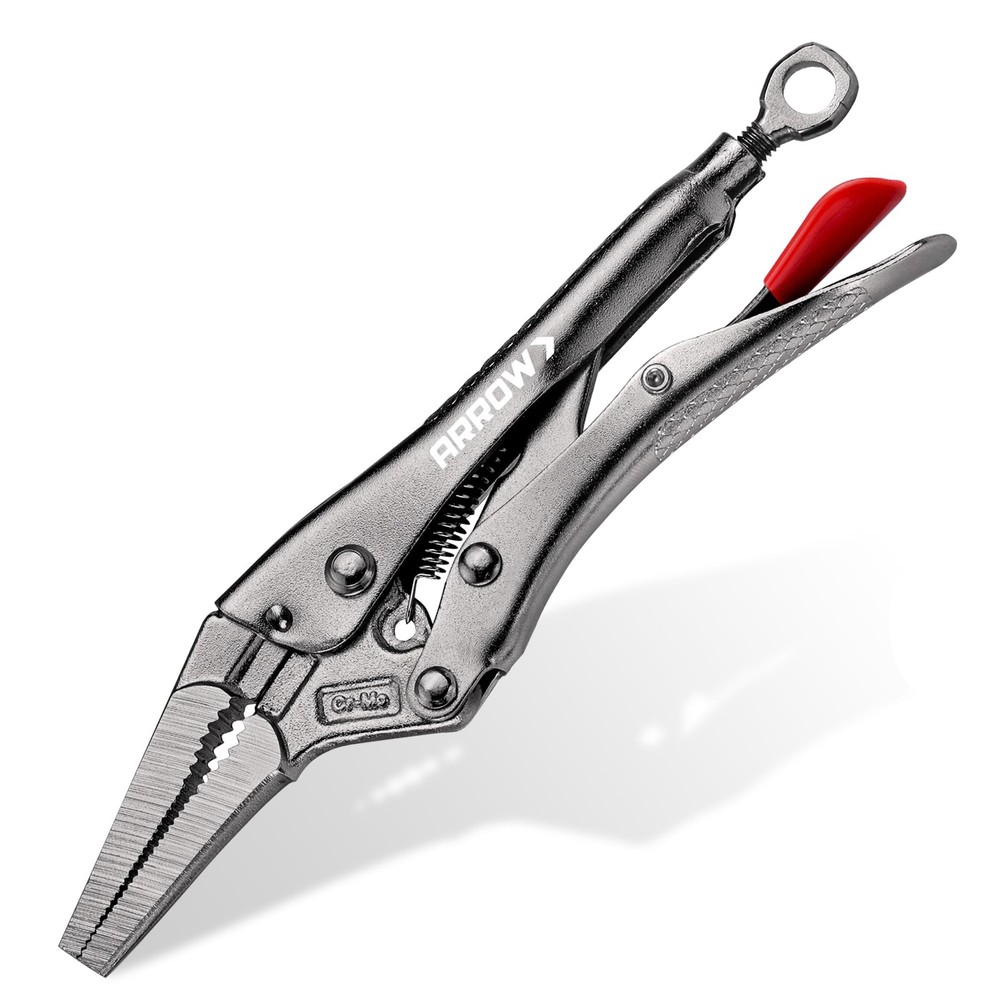 6.5 in Needle Nose Locking Pliers CR-MO Jaw Adjustable Clamping Trigger Release