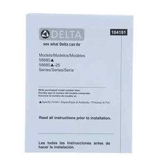 Delta 58680-PN-PR25 HydroRain H2Okinetic, 2.5 gpm 5-Setting Polished Nickel