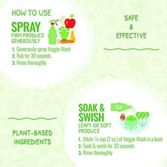 1 Gallon Veggie Wash All Natural Fruit and Vegetable Wash, 654912964