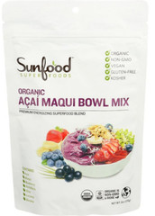 Sunfood Superfoods Organic Acai Maqui Bowl Mix 6-Oz Powder