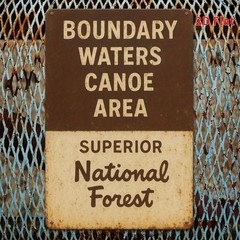 Boundary Waters Canoe Area Metal Sign Superior National Forest Wall Art Decor