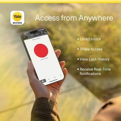 Yale Assure Lock 2 Plus Apple Home Keys Deadbolt Wi-Fi Smart Keyless Entry Black