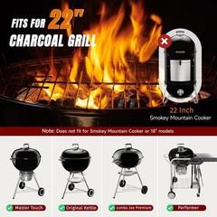 For Weber 22″ Charcoal BBQ Grill Cooking Grate Plated Steel 21.5″ Grill Grate US