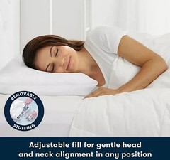 Serta 2-Pack Gel Memory Foam Cluster Bed Pillow Free Shipping
