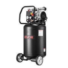 VEVOR 14-Gallon Air Compressor 2HP 4.3 SCFM at 90PSI Max 125PSI Oil-Free Tank