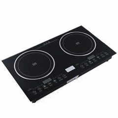 Induction Cooktop 2 Burners Electric Hob Cook Top Stove Ceramic Cooktop 110V