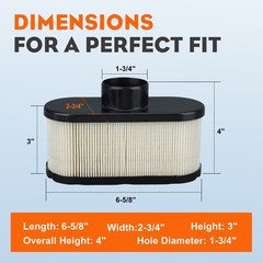 2Pcs Air Filter for Kawasaki FR651V FR691V FR730V FS481V-FS691V FS730V