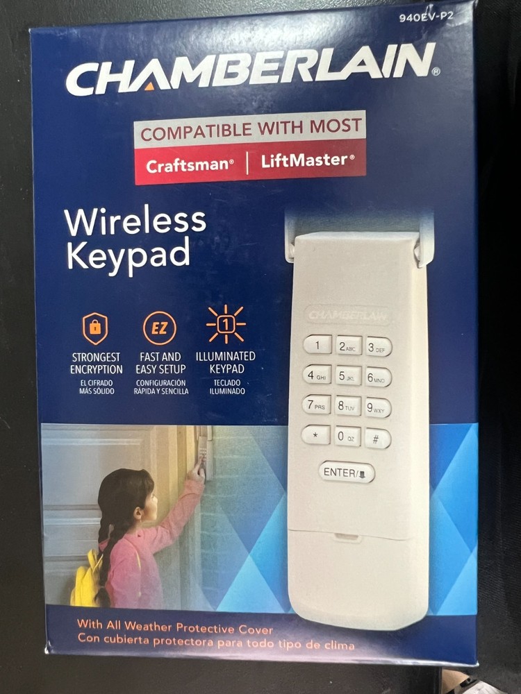 Chamberlain G940EV-P2 Garage Keyless Door Entry Keypad 3426/New
