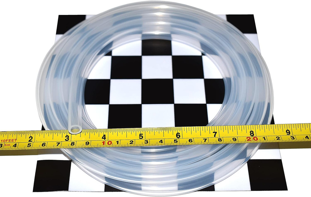 Pure Silicone Tubing – 1/4″ ID X 3/8″ OD – High Temp Kink-Free Hose Tube 500F (1