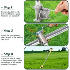 String Trimmer Handle Ergonomic Trimmer Grip Lawn Mower Handle Grip Auxiliary US