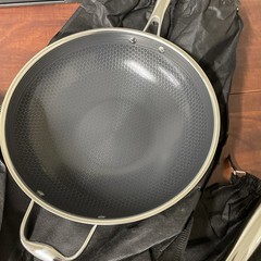 HexClad Hybrid 7-Piece Cookware Fry Pan Set 8” 10” 12” Inch W/ Lids & 12” Wok