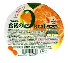 Japan Jelly Bourbon After Meal 0kcal Jelly Mikan Flavor 138g × 12 cups