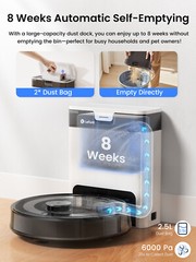 Lefant M2S Pro 7000Pa Robot Vacuum Cleaner Self-Emptying 2.4G/5G Smart Sweeper