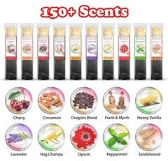 100 Incense Sticks 7″ Bulk Pack Wholesale Hand Dipped Mix Match Variety Lot