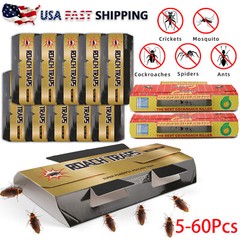 5 to 60pcs Pest Roach Glue Trap Cockroach Killer Bait Catcher Spider Insect Home